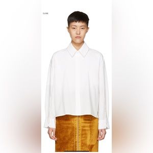 ACNE STUDIOS off-white shirt